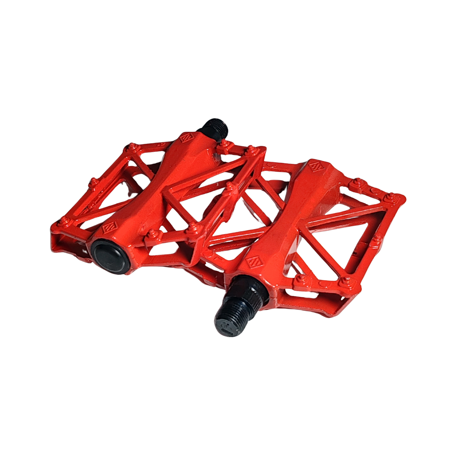 57 PEDAL DE BICICLETA METALICO ROJO - Imagen 1